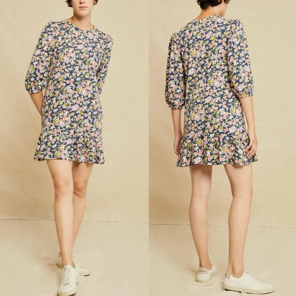 Amour Vert Penny Reverie Knit Dress in Mojave Floral - Picture 9 of 9